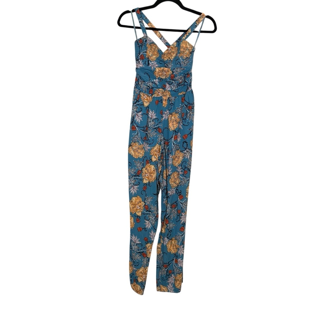 B.O.G Collective Women’s Cottagecore Bold Floral Jumpsuit sz XS